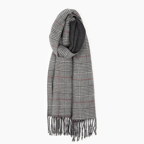 Plaid scarf - Black