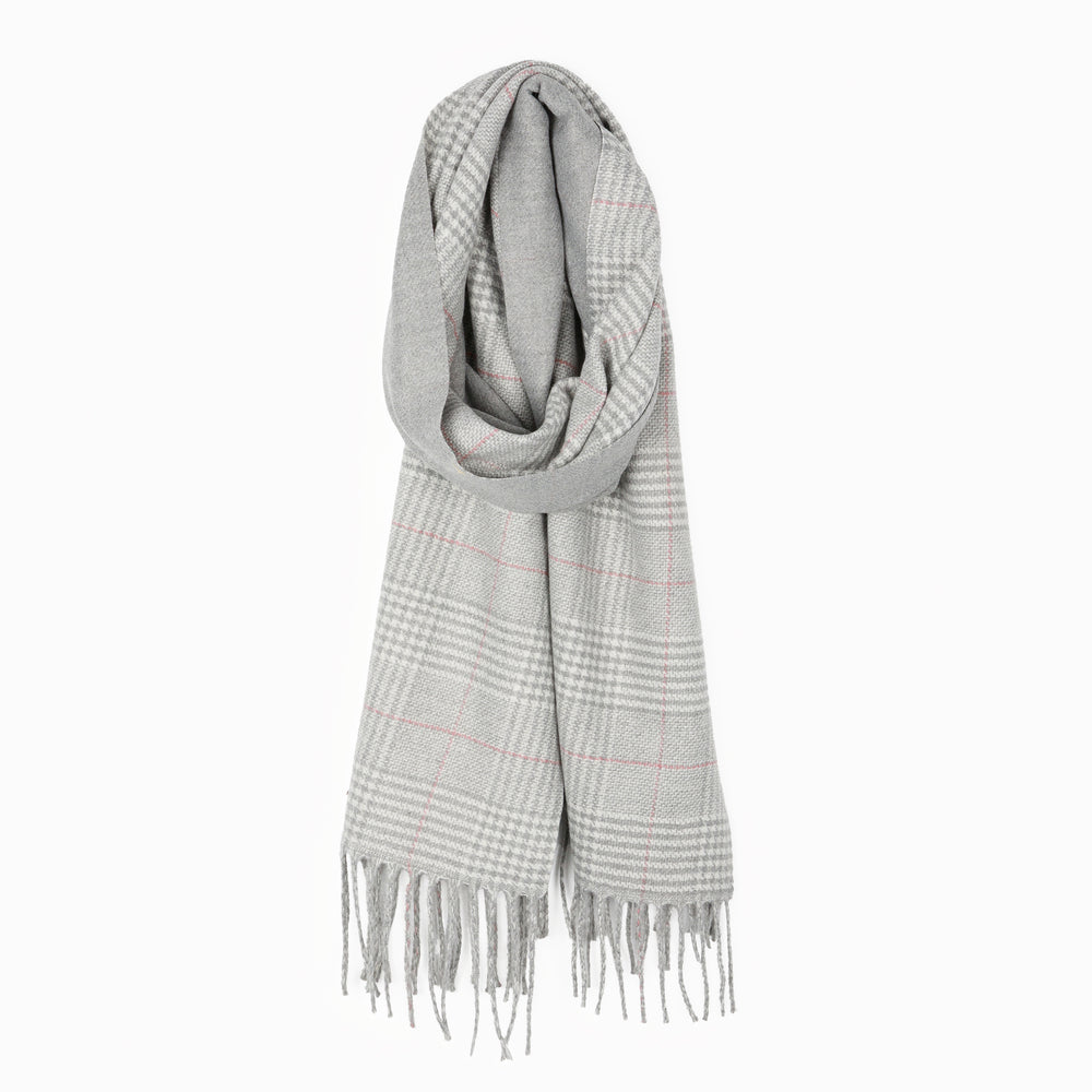 Plaid scarf - Grey