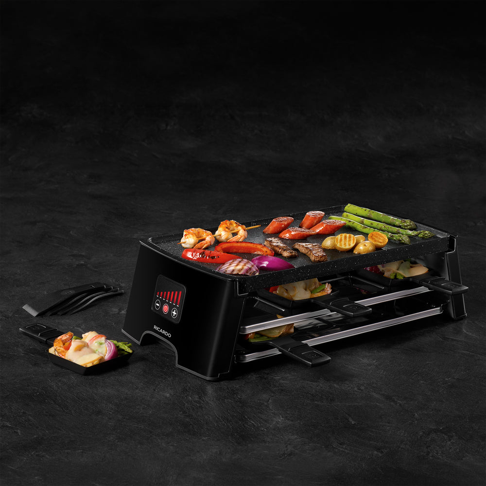 Ensemble à raclette digitale - 8 personnes