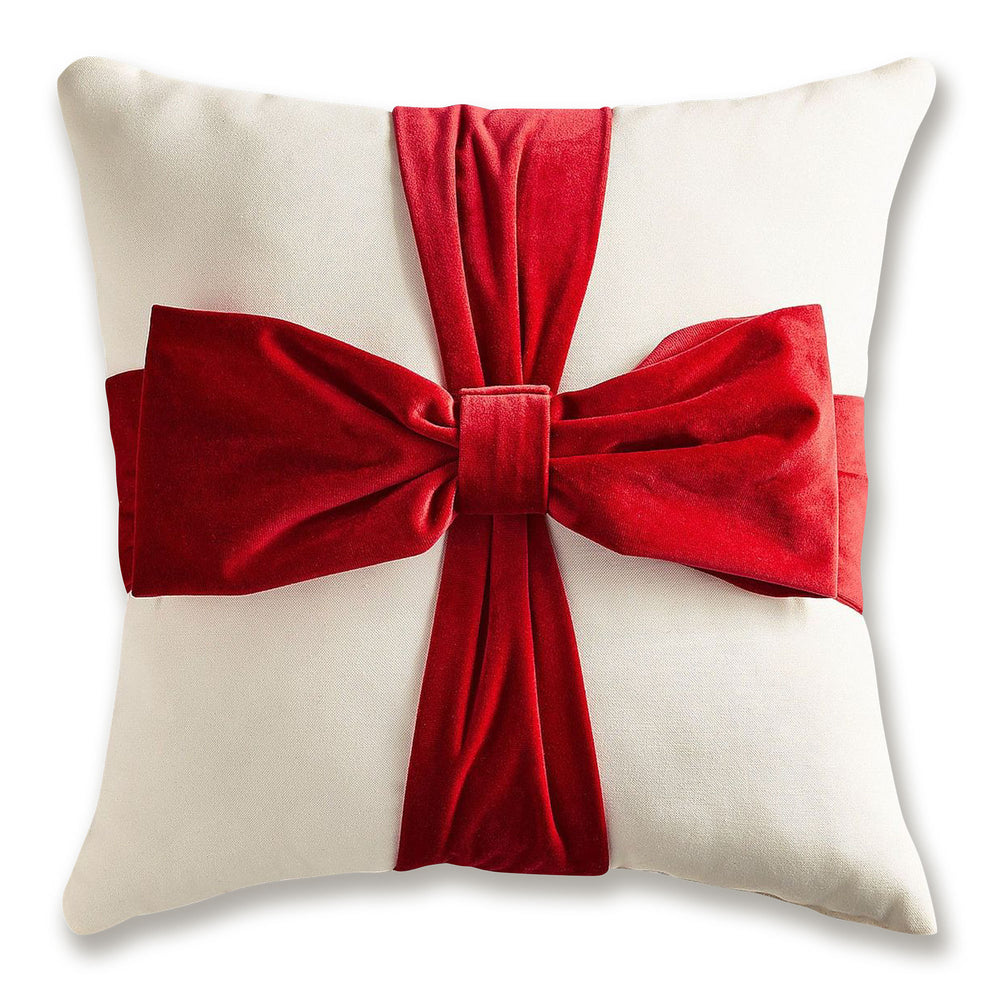 Coussin blanc - Cadeau de Noël