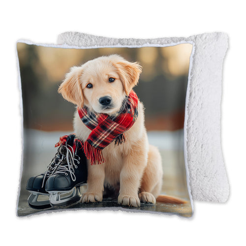 Coussin - Chiot & patins