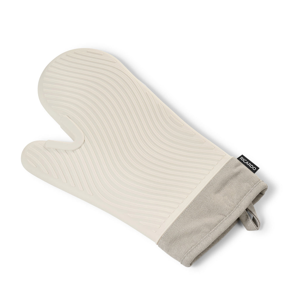 Gant en silicone avec manchon - Beige