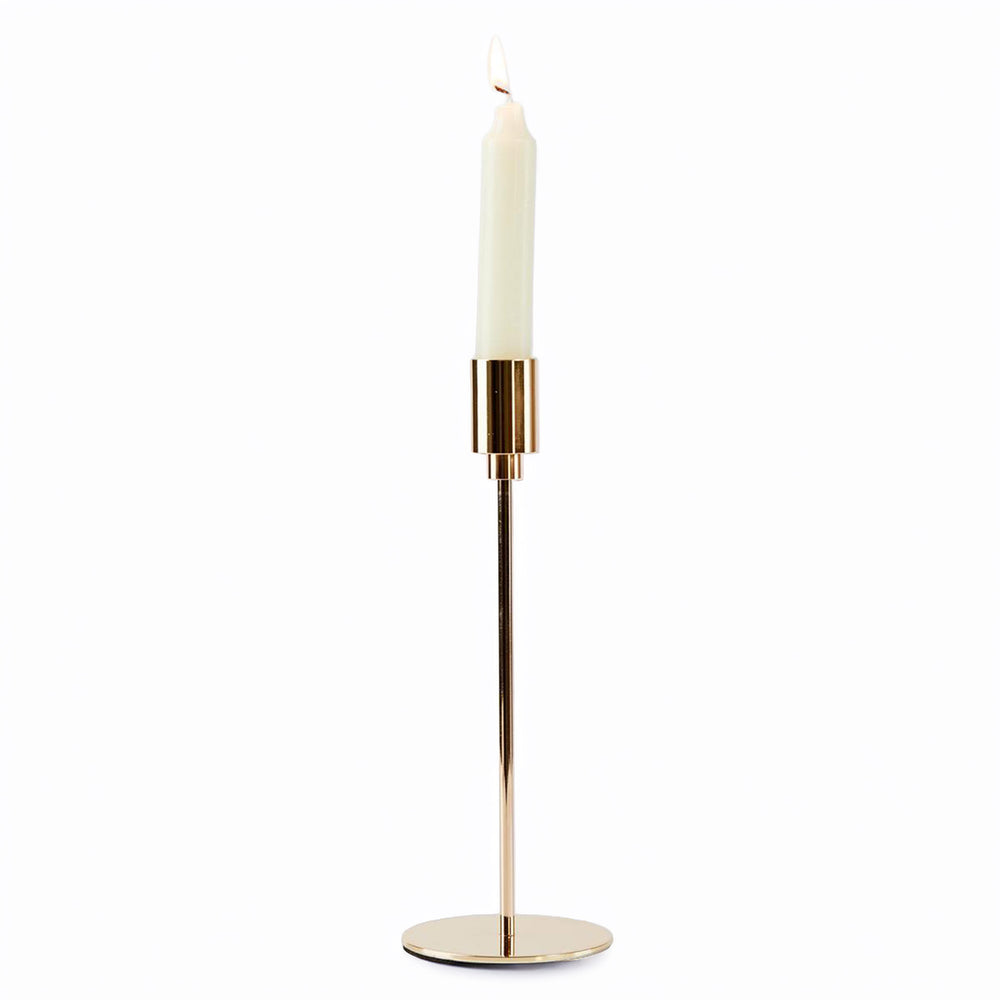 Classic gold candle holder