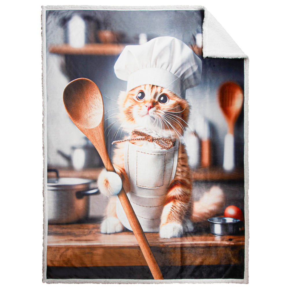 Jeté en sherpa - Chaton