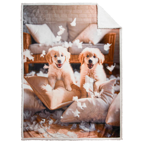 Jeté en sherpa - Chiots