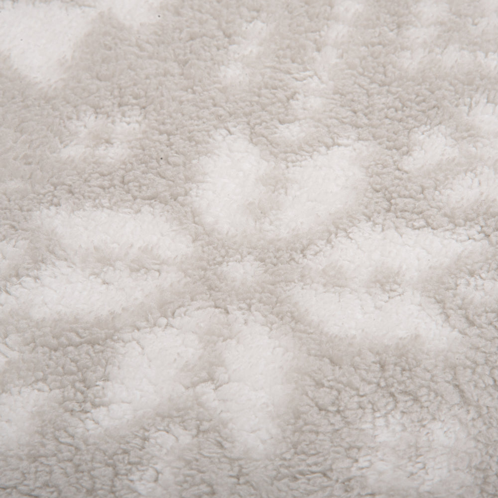 Jeté en sherpa - Sapins & flocons