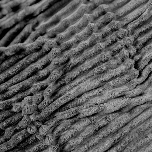 Jeté côtelé - Gris