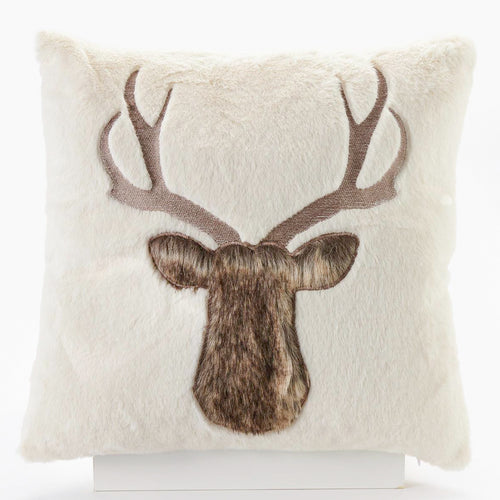 Coussin fausse fourrure - Renne