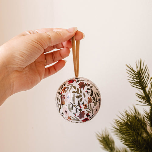 Christmas bauble candle - Enchanted forest