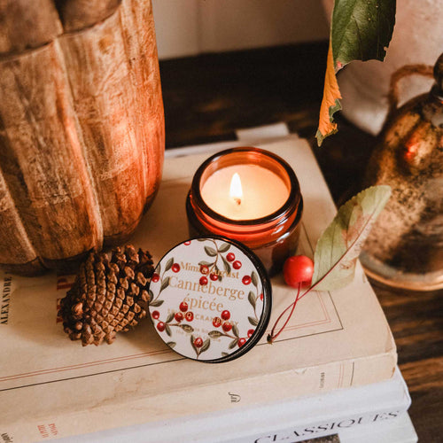 Chandelle parfumée - Canneberge épicée (2 oz)