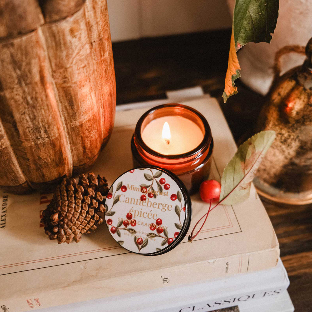 Scented candle - Spiced cranberry (2 oz)