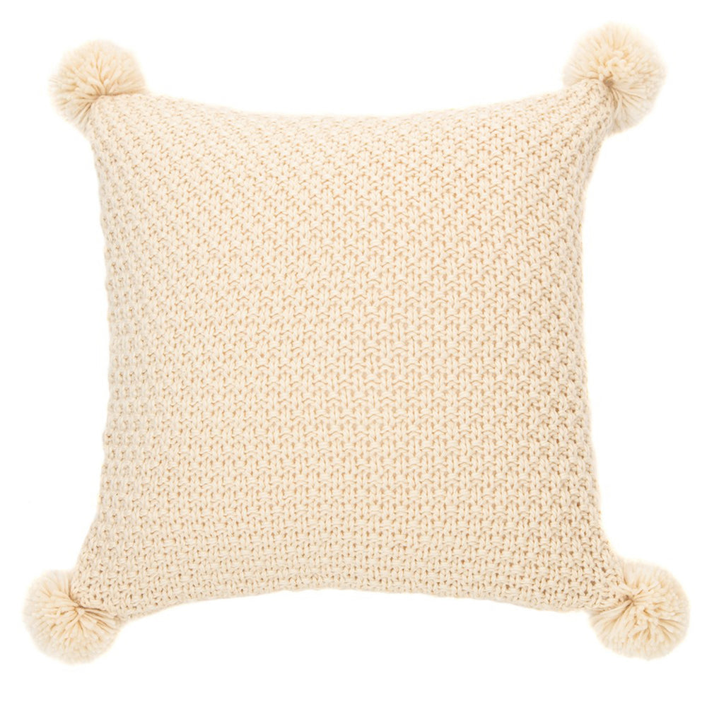 Coussin standard en tricot - Melon