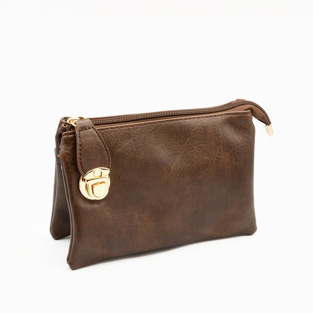 Sac à bandoulière souple - Chocolat