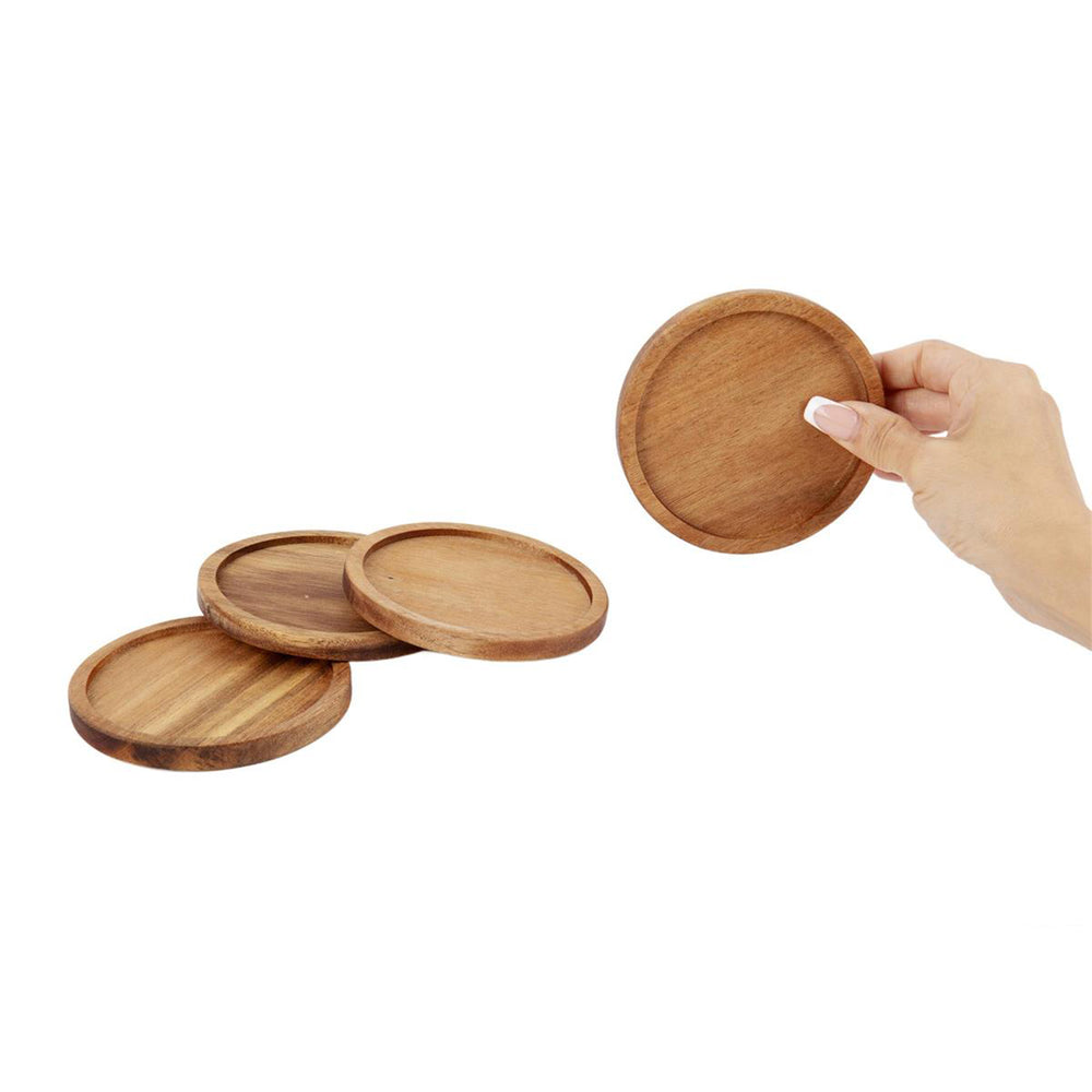 Set of 4 round coasters