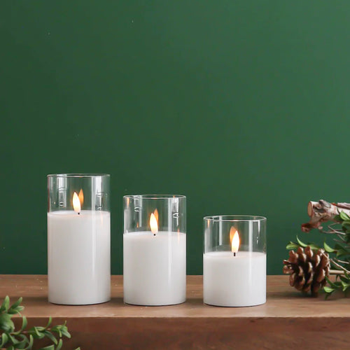 White LED Pillar - Large