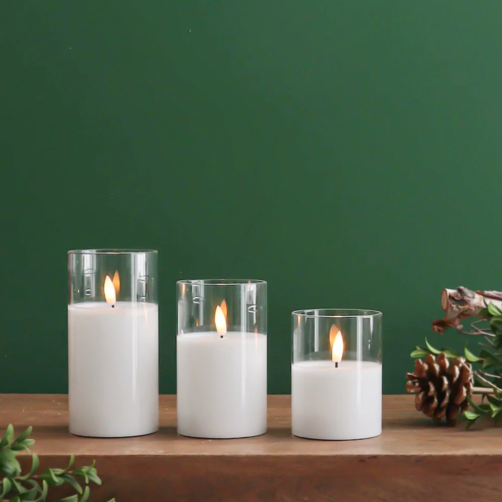 White LED Pillar - Medium
