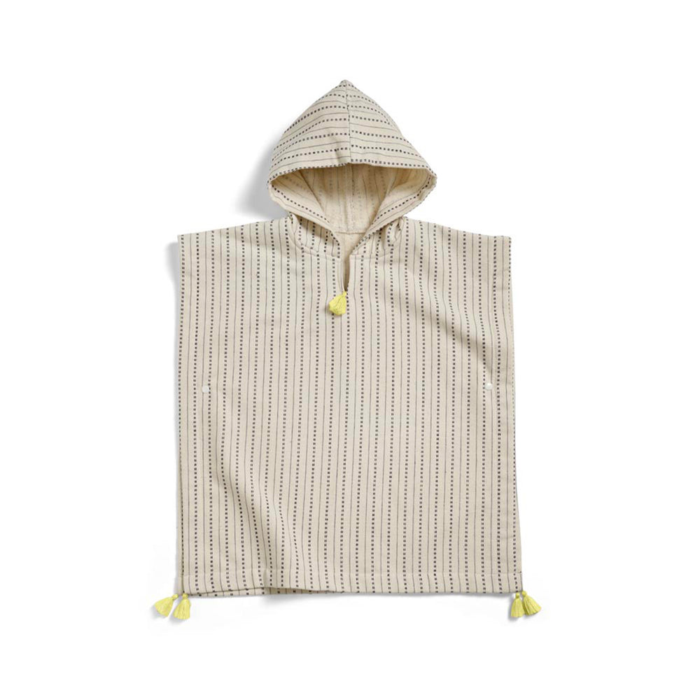 Bath Poncho - Pinstripe