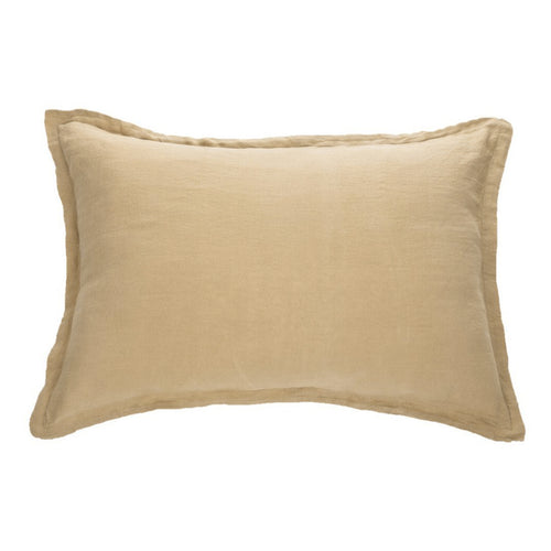 Ensemble de couvres-oreiller tan - Lin européen