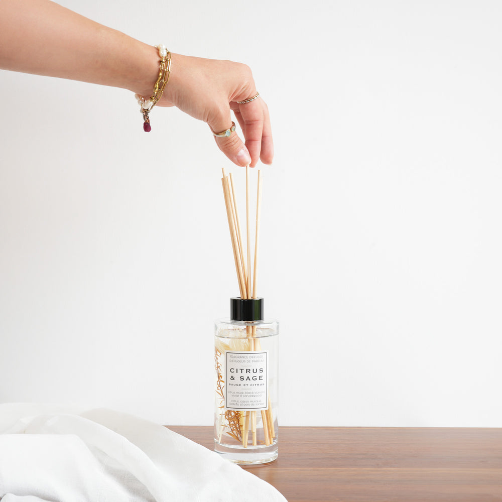 Reed diffuser - Citrus & sage