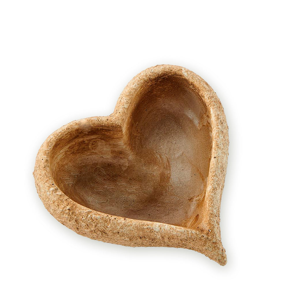 Pot en coeur sable - Petit