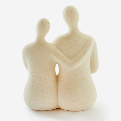 Statue de couple - Naturel