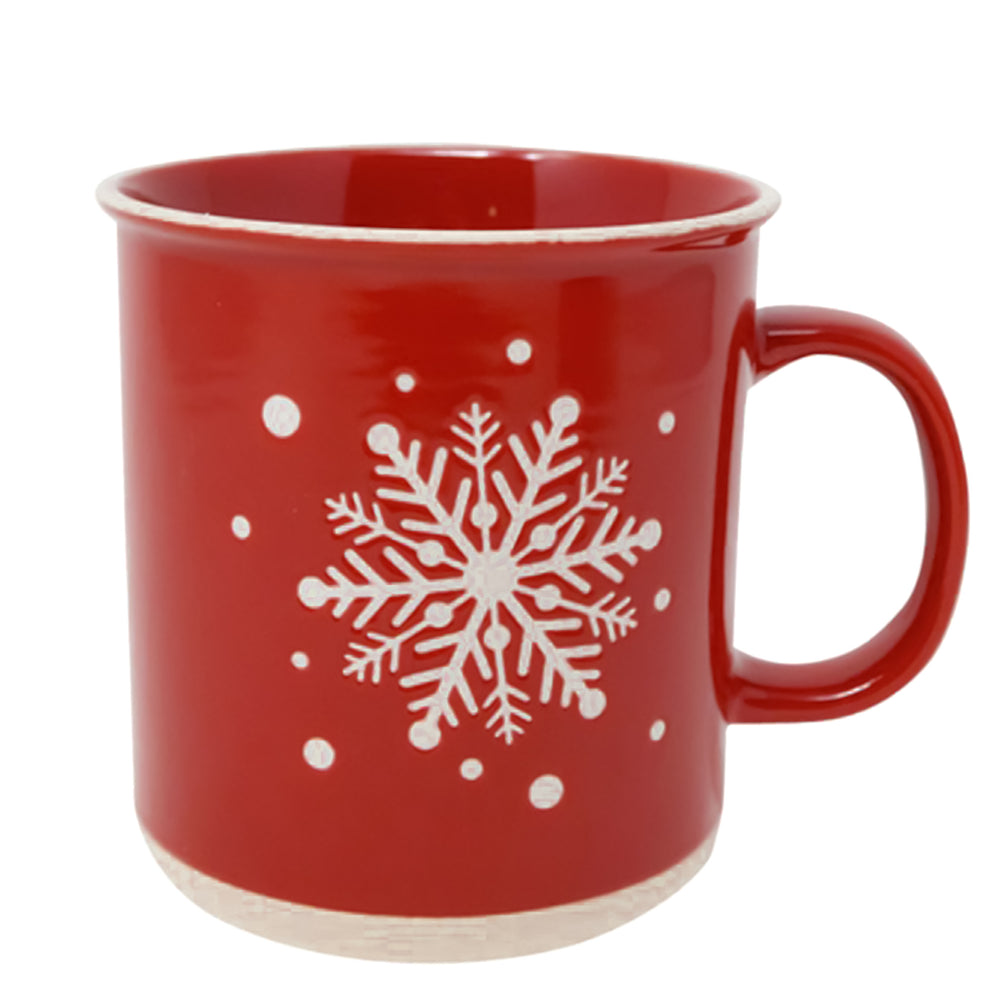 Extra grande tasse - Flocon de neige