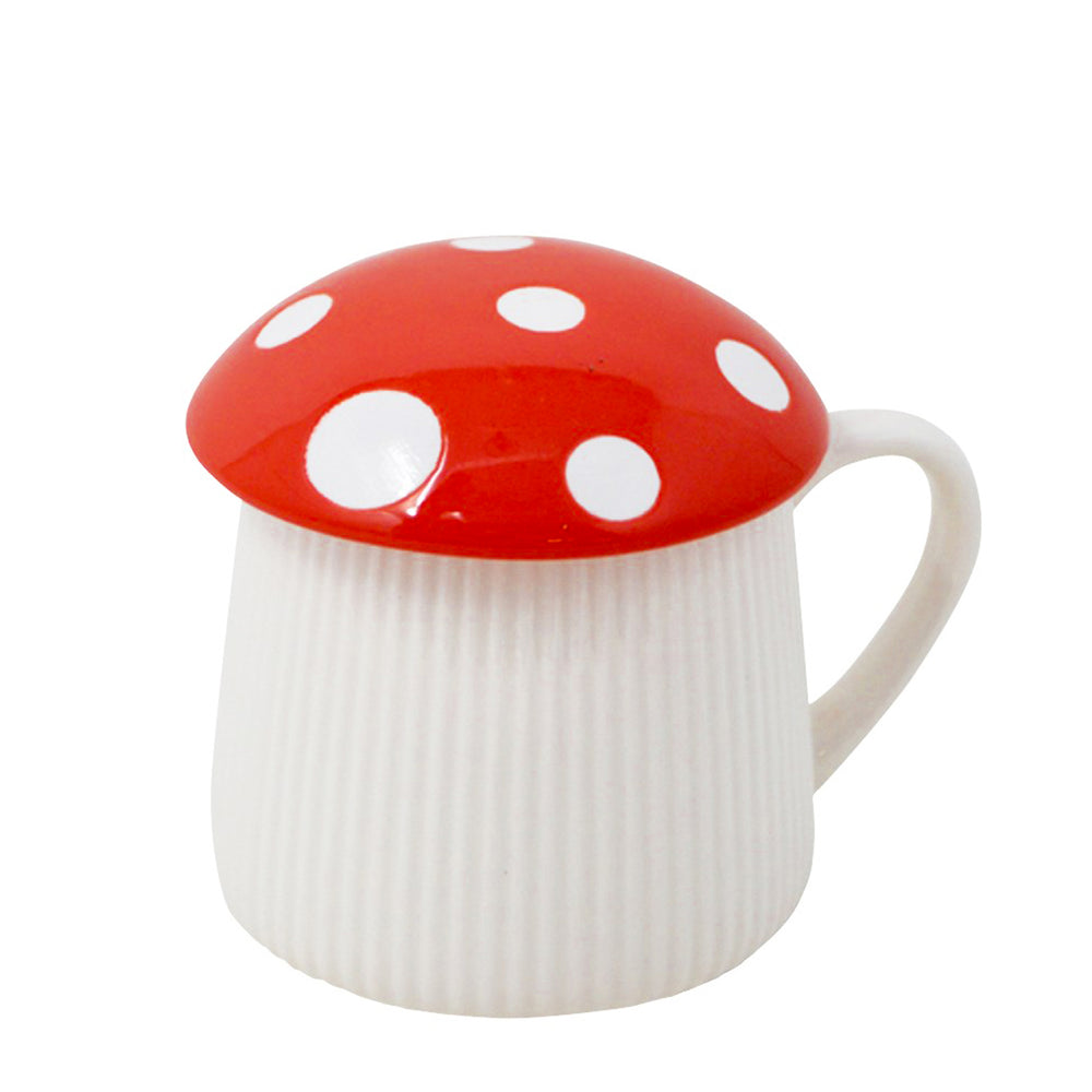 Tasse en porcelaine - Champignon rouge||Porcelain mug - Red mushroom
