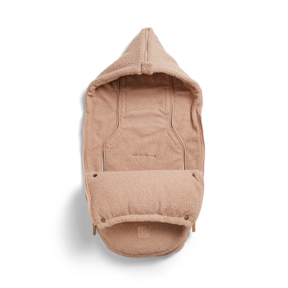 Housse chancelière siège d'auto - Rose bouclé