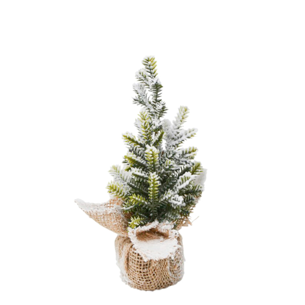 Snowy fir tree - Jute base