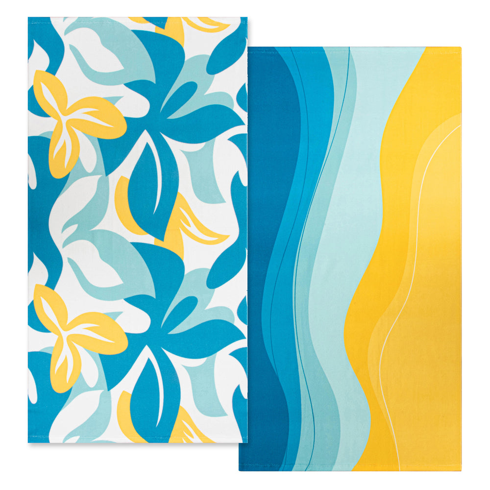 Set of 2 beach towels - Sand & surf
