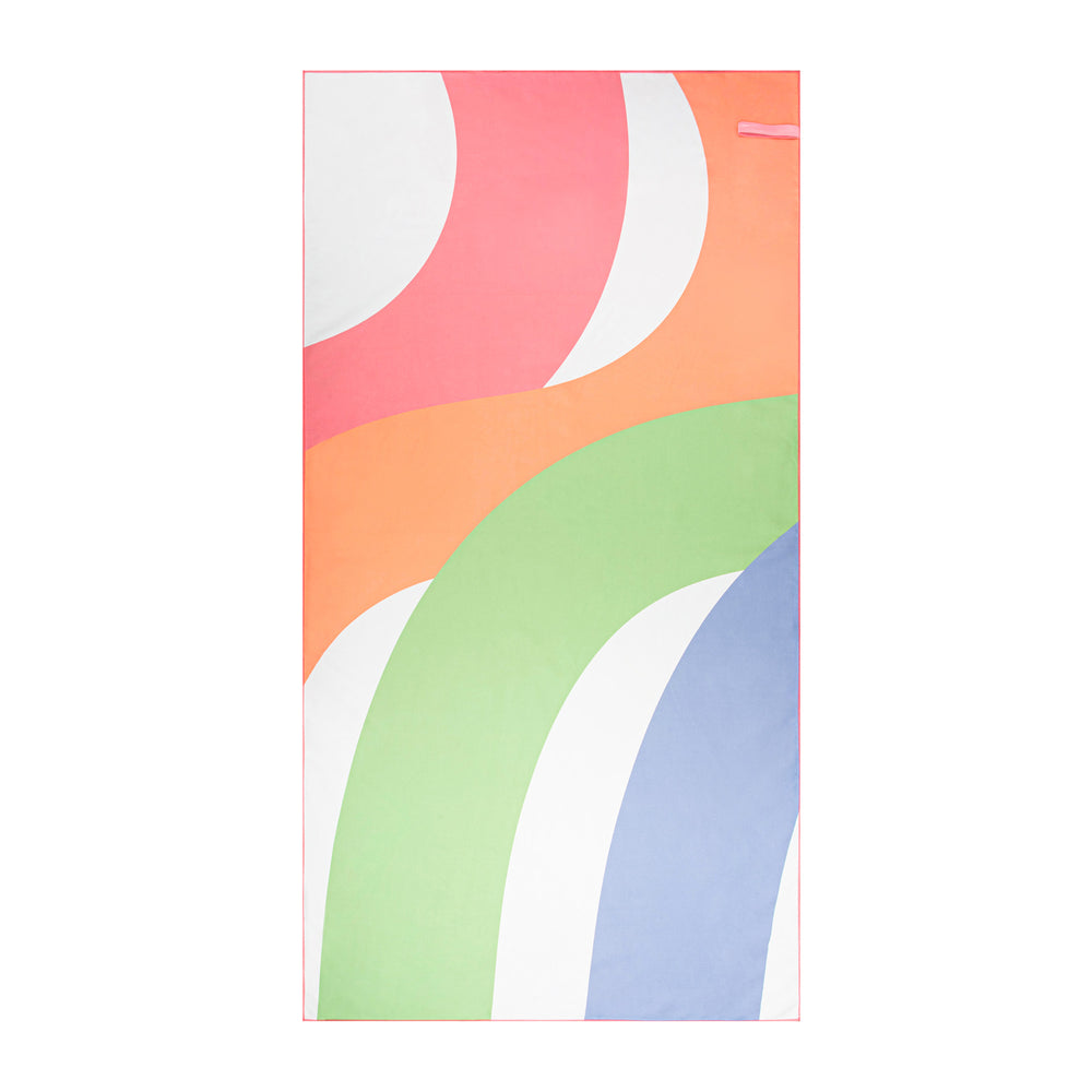 Reversible beach towel - Retro floral
