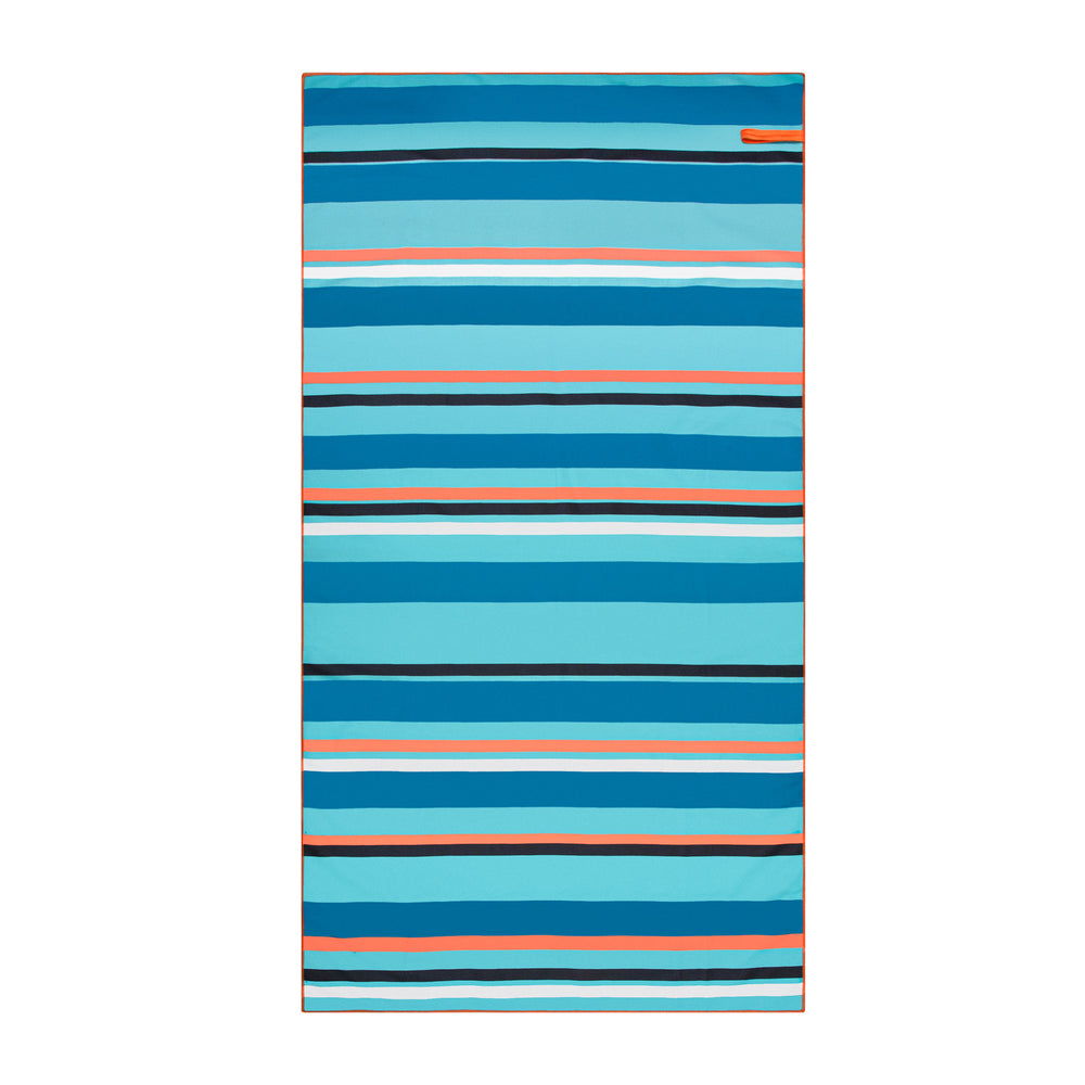 Reversible beach towel - Blue tropics