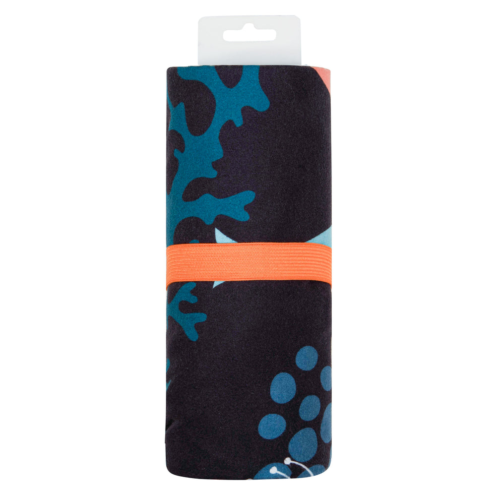 Reversible beach towel - Blue tropics