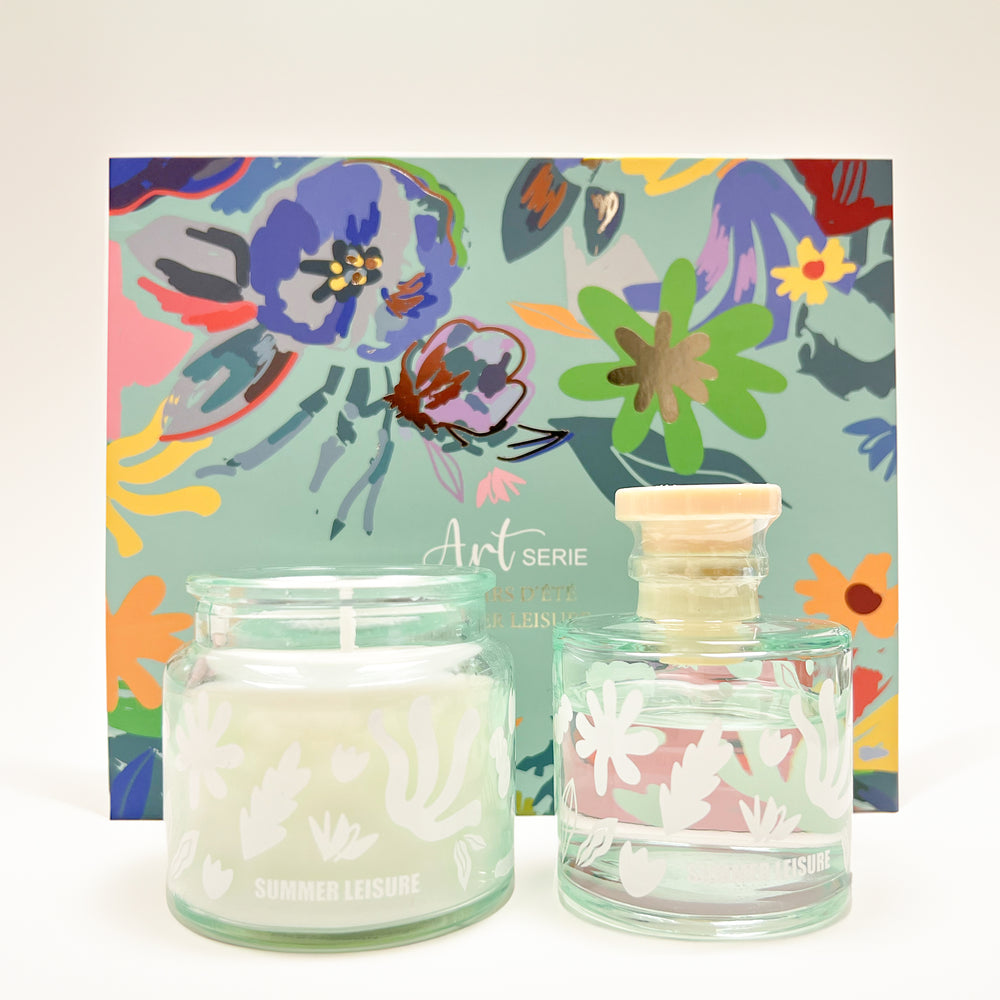 Diffuseur & chandelle - Plaisirs d'été||Diffuser & candle - Summer pleasure