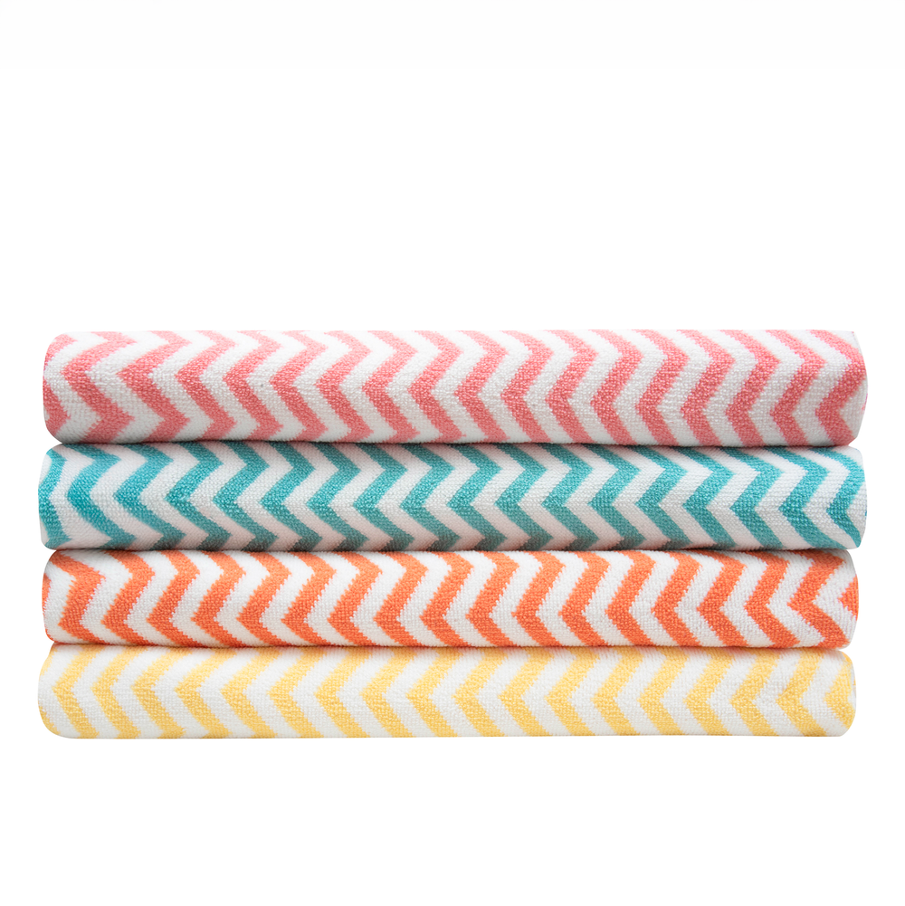 Serviette de plage pour 2 - Zig zag