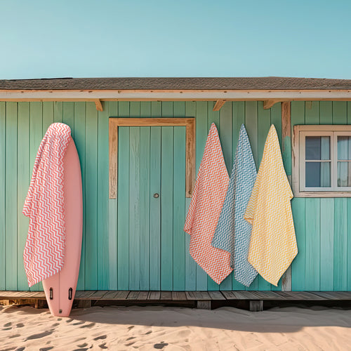 Beach towel - Zig zag