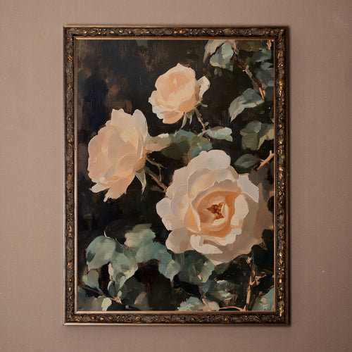 Toile vintage - Fleur de velours