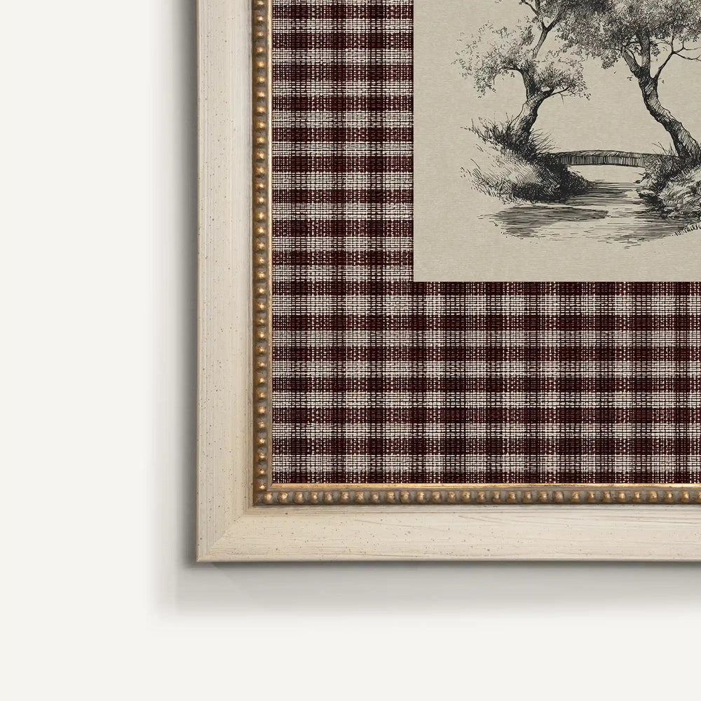 Toile vintage - Between the trees