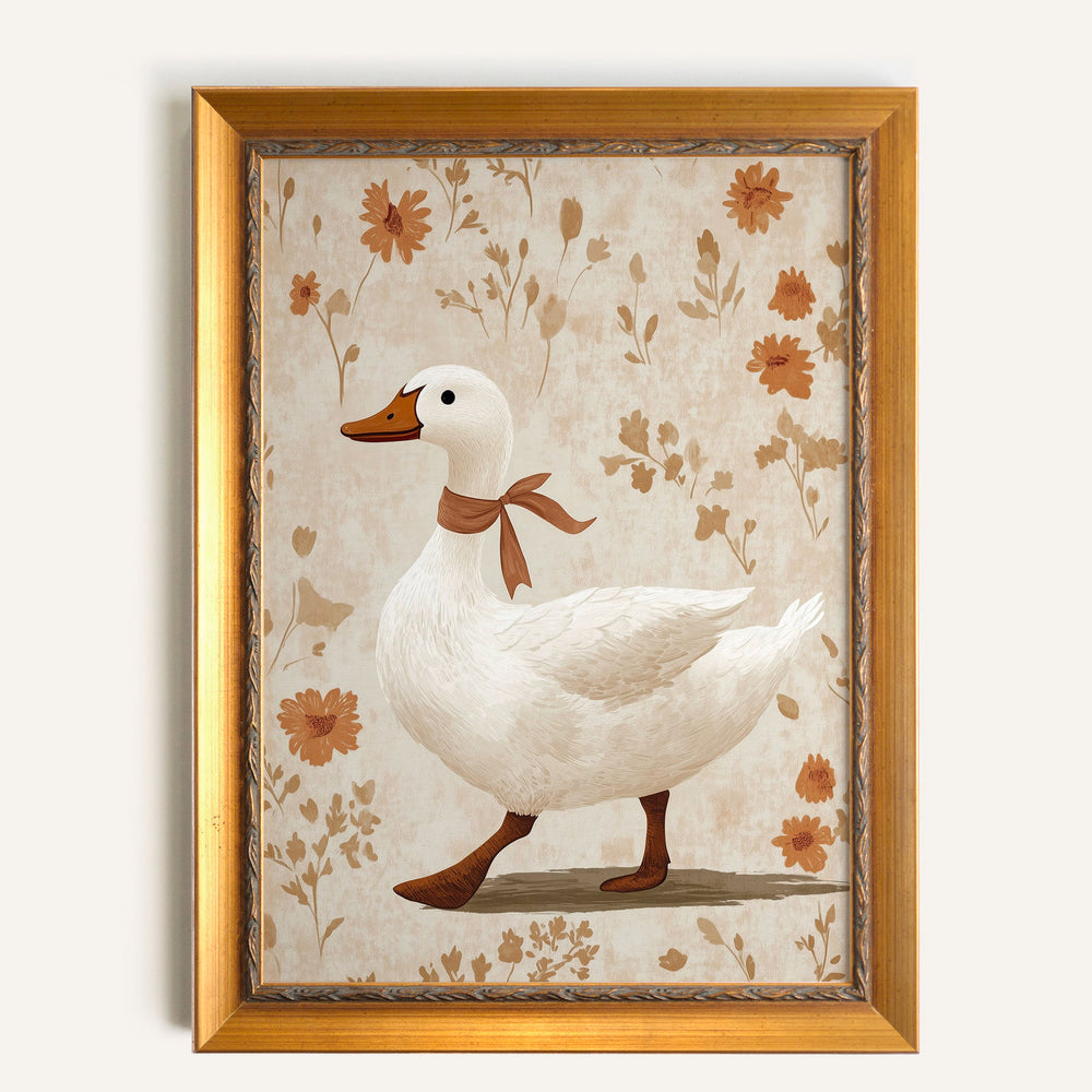 Vintage Canvas - Canard élégant