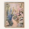 Toile vintage - Sentier fleuri