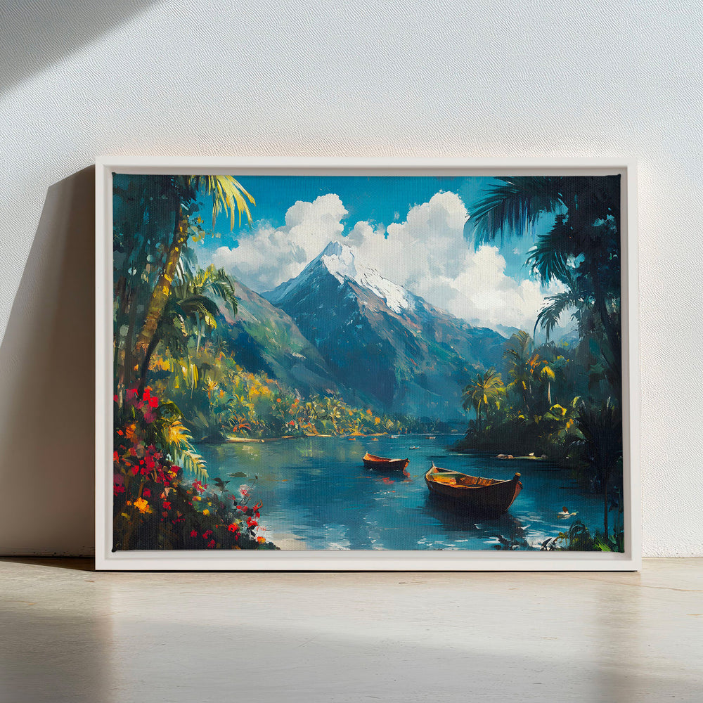 Canvas - Emerald Lagoon