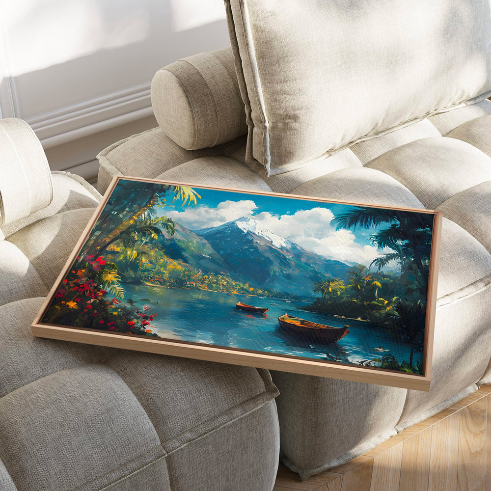 Canvas - Emerald Lagoon