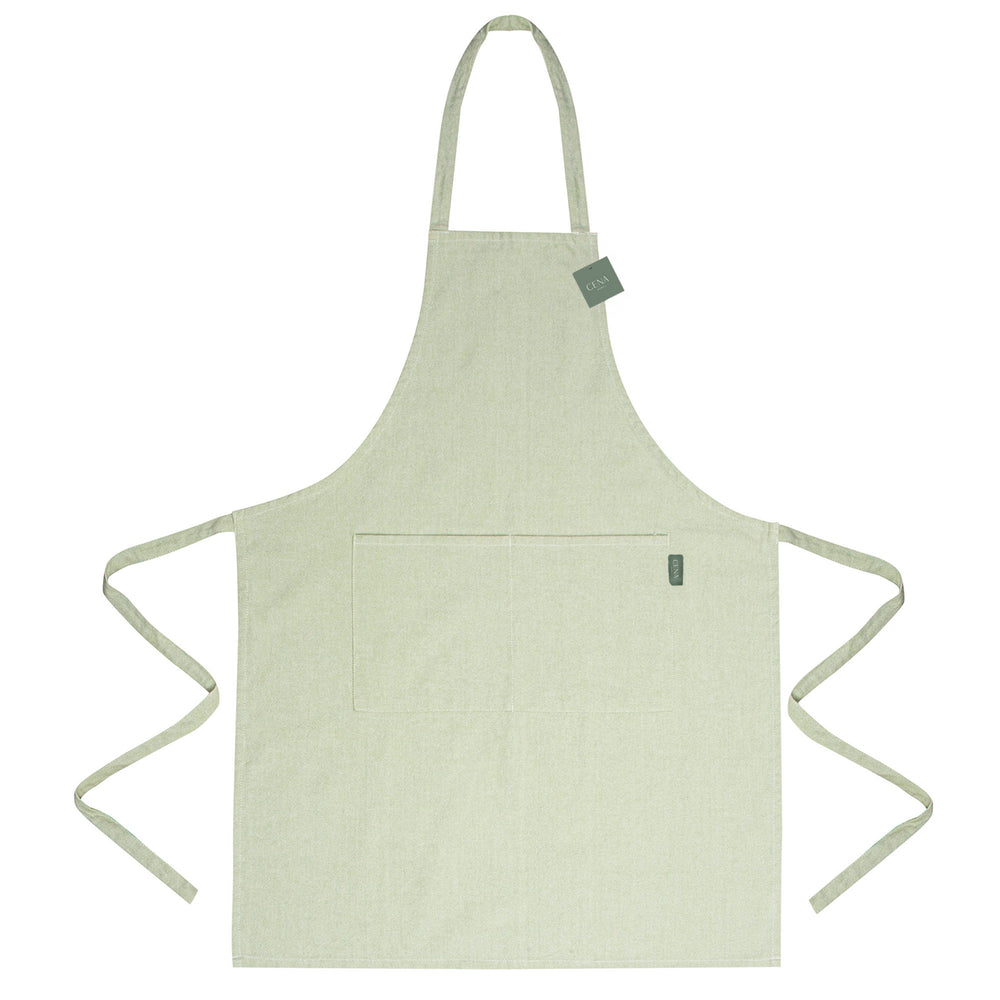 Tablier tissé - Vert sauge