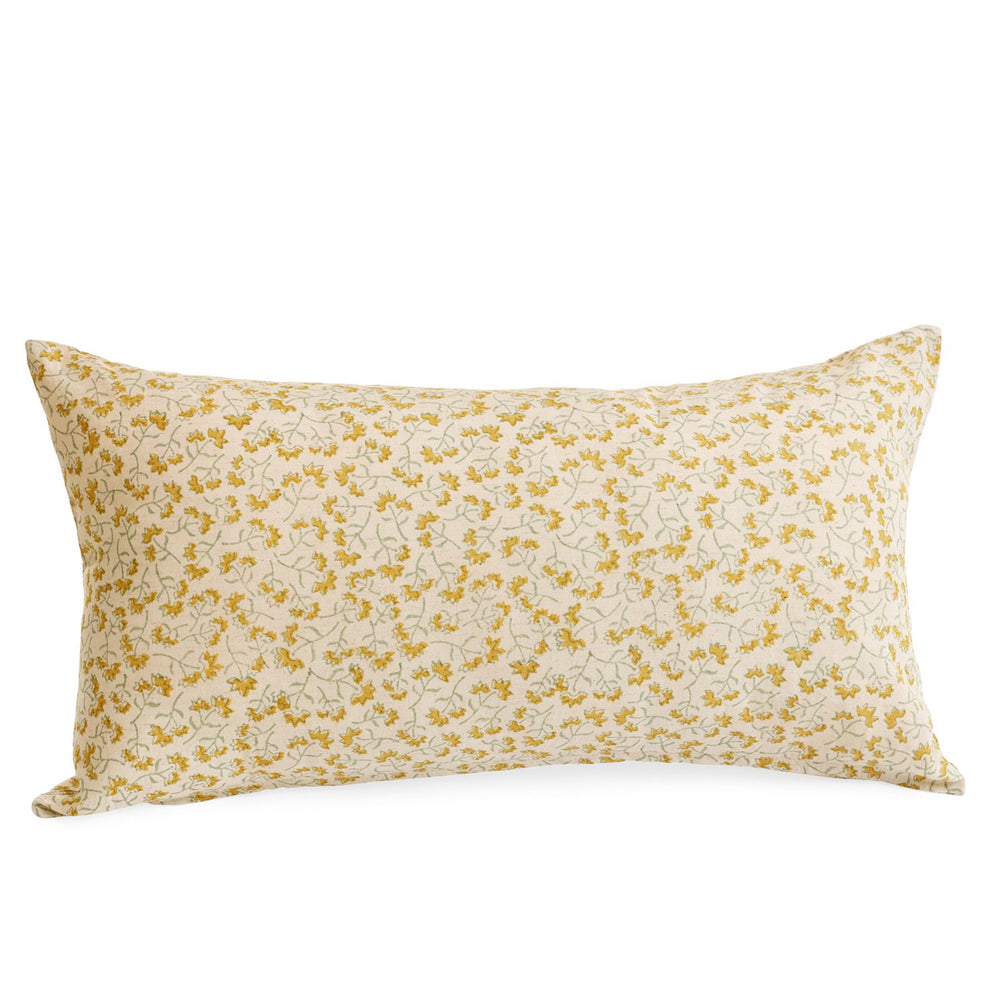Rectangle cushion - Yellow flowers