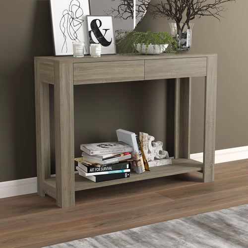 Table console - 2 tiroirs||Console table - 2 drawers