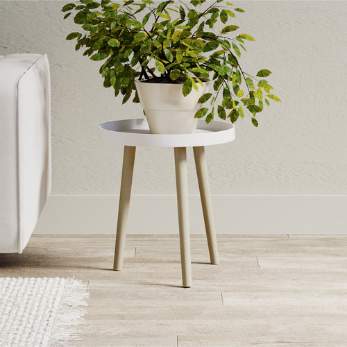 Table d'appoint blanche - Design