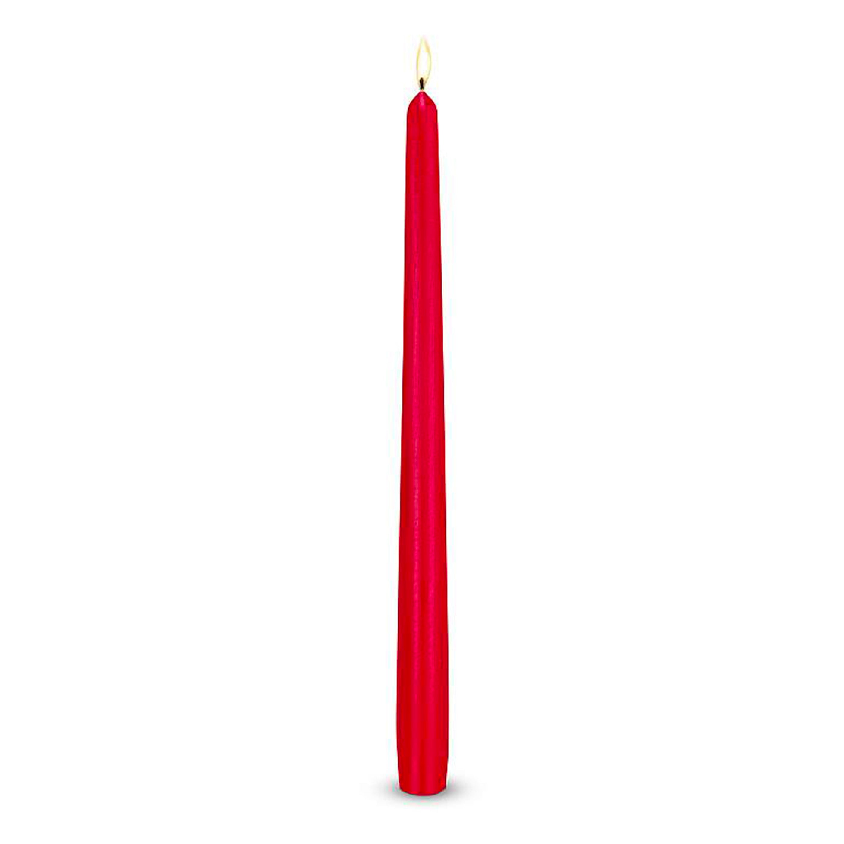 Classic taper candle Red Decorative candles Boutique Kozy