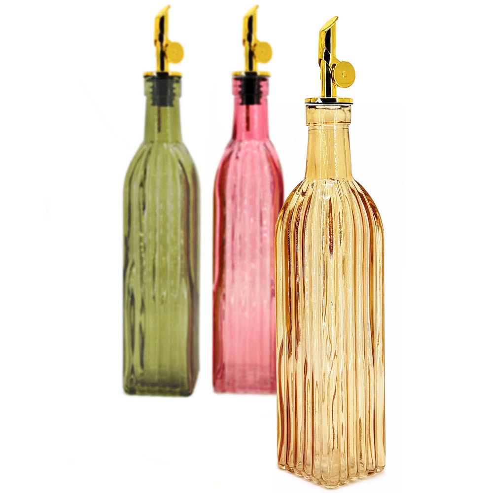 Oil or vinegar bottle - Amber glass