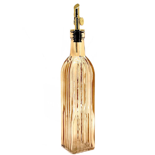 Oil or vinegar bottle - Amber glass
