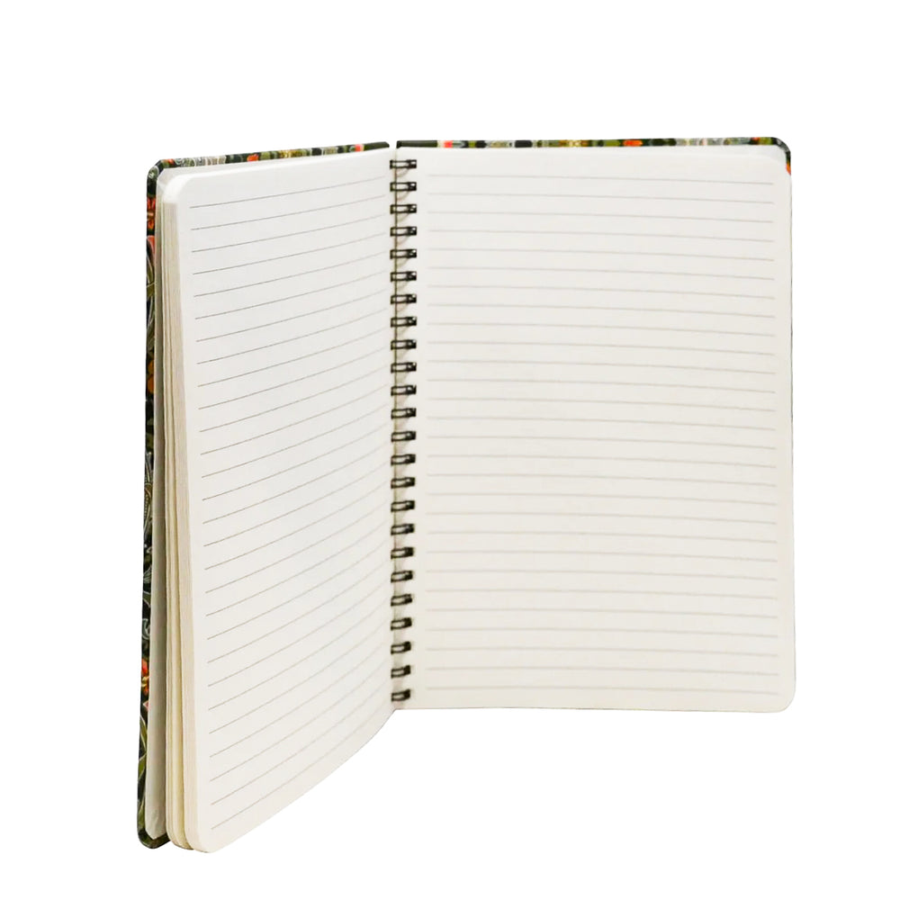 Cahier de note rigide - Fleurs vintage